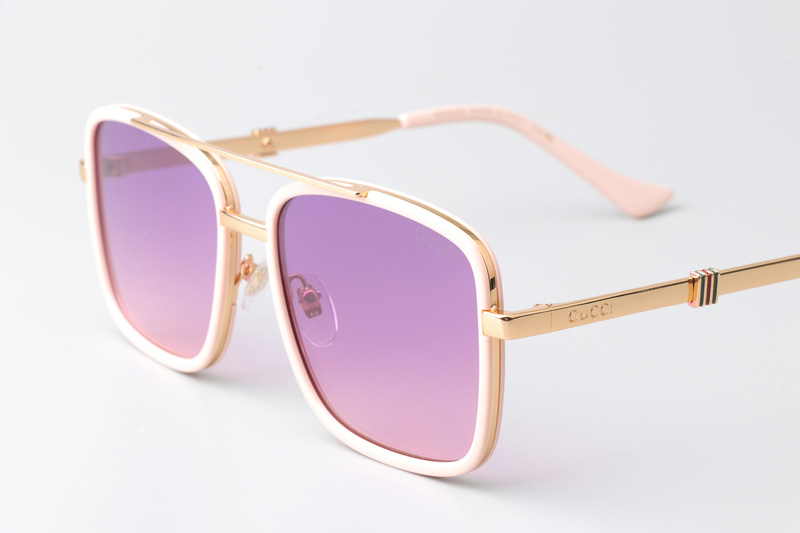 GG1617 Sunglasses Pink Gold Gradient Purple