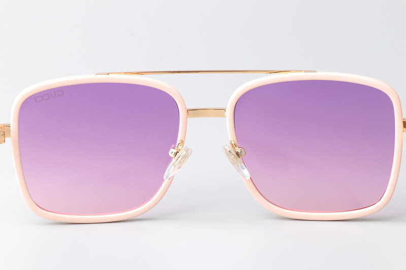 GG1617 Sunglasses Pink Gold Gradient Purple