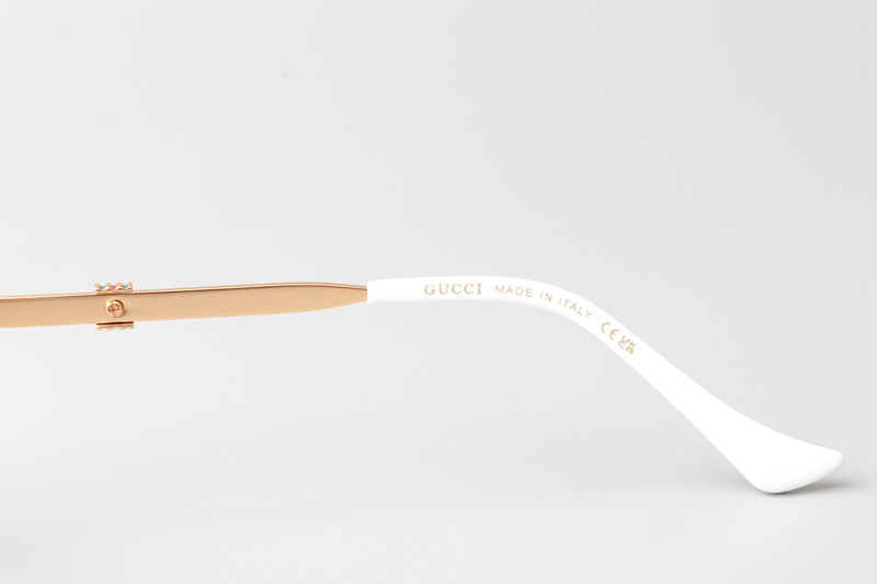 GG1617 Sunglasses White Gold Gradient Blue