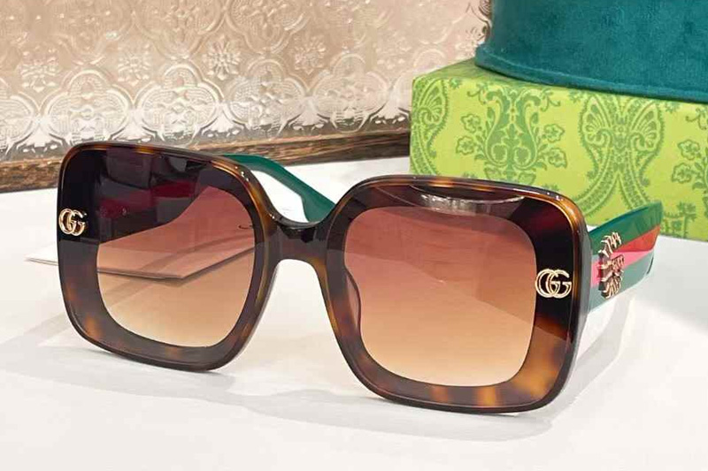 GG1639 Sunglasses Tortoise Gradient Brown