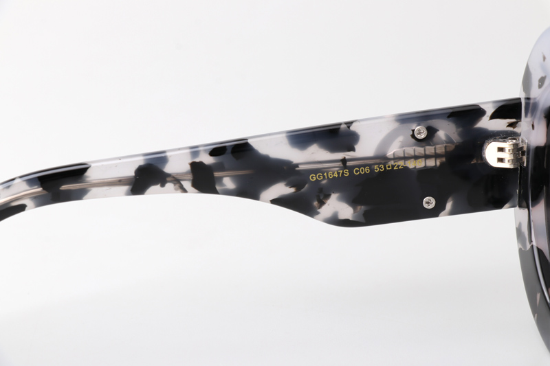 GG1647S Sunglasses Gray Tortoise Gray