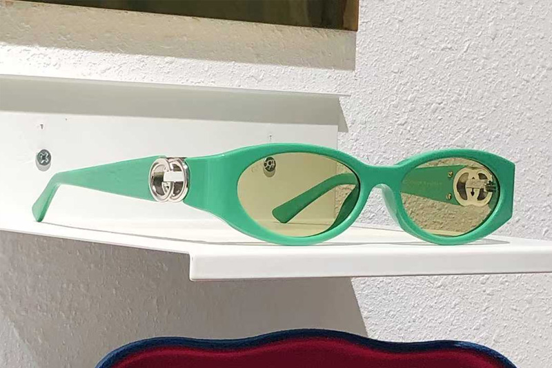 GG1660S Sunglasses Green Yellow