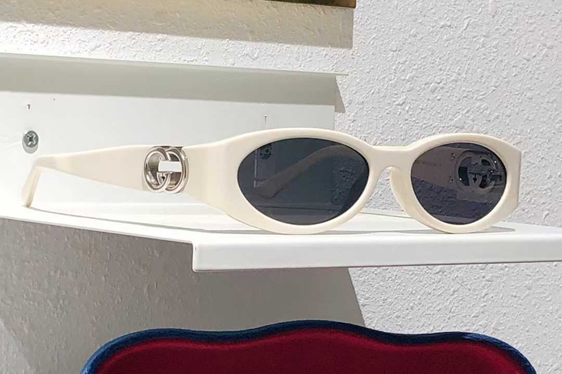 GG1660S Sunglasses White Gray