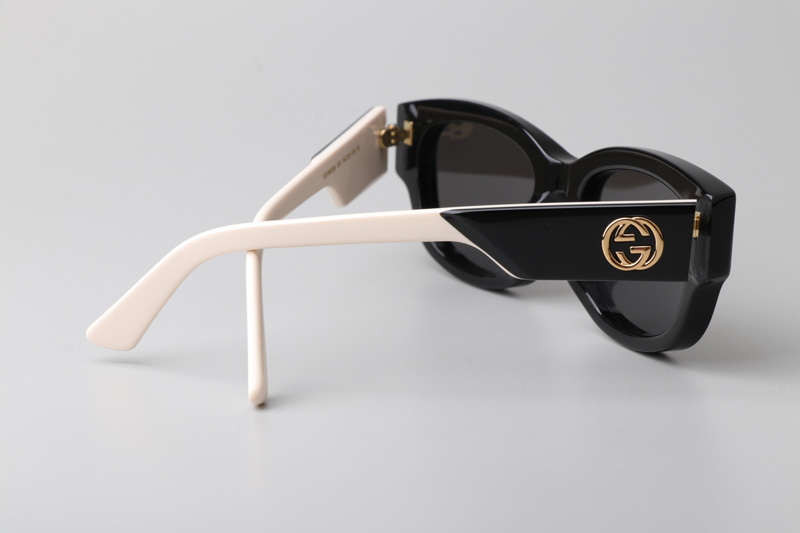 GG1667S Sunglasses Black White Gray