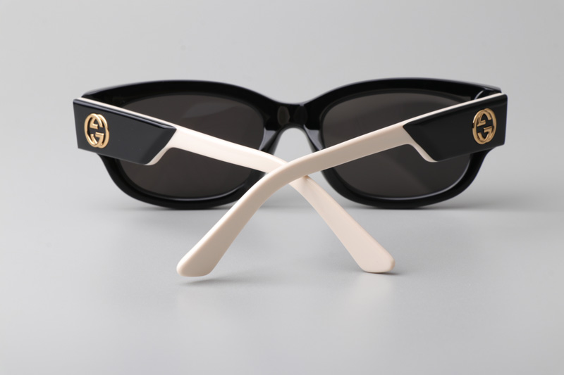 GG1667S Sunglasses Black White Gray