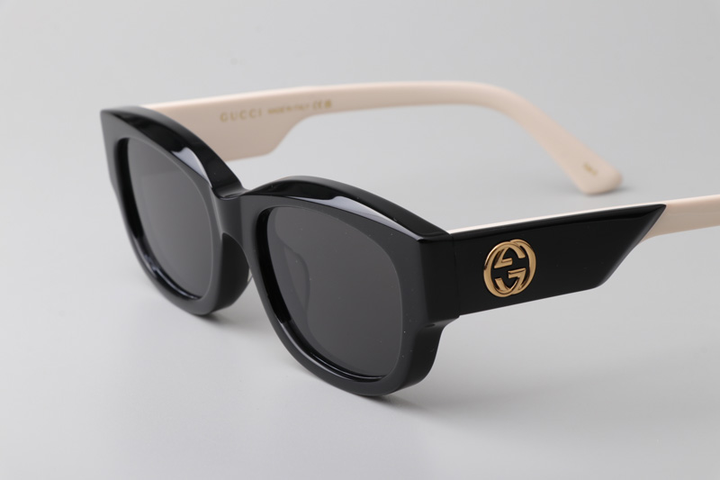 GG1667S Sunglasses Black White Gray