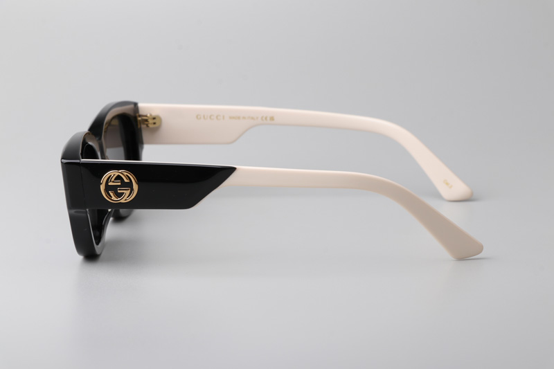 GG1667S Sunglasses Black White Gray