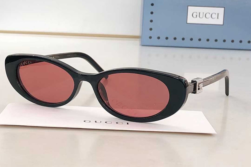 GG1680S Sunglasses Black Silver Pink