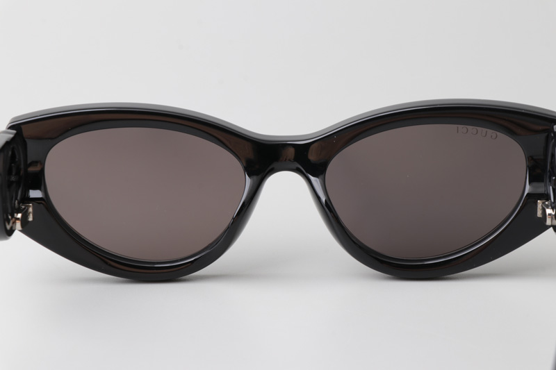 GG1691S Sunglasses Black Silver Gray