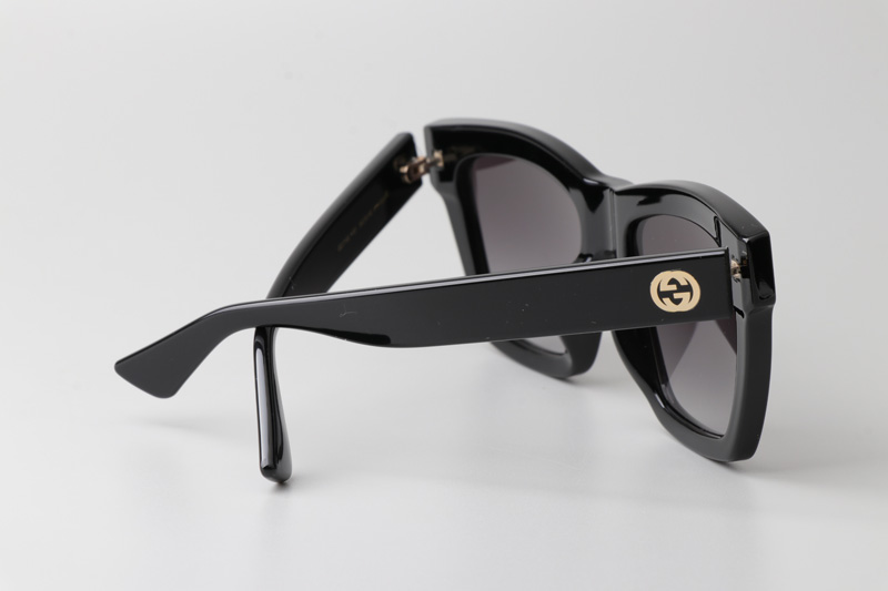 GG1714S Sunglasses Black Gradient Gray
