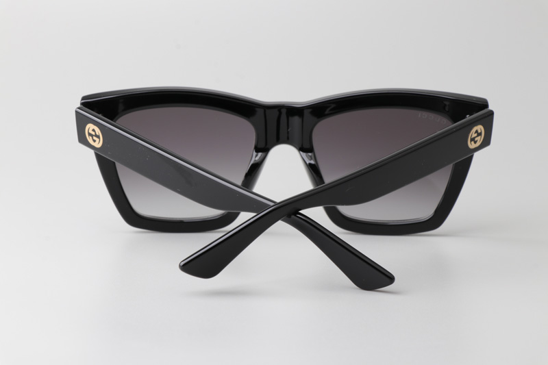 GG1714S Sunglasses Black Gradient Gray