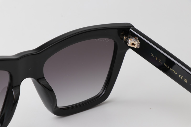 GG1714S Sunglasses Black Gradient Gray