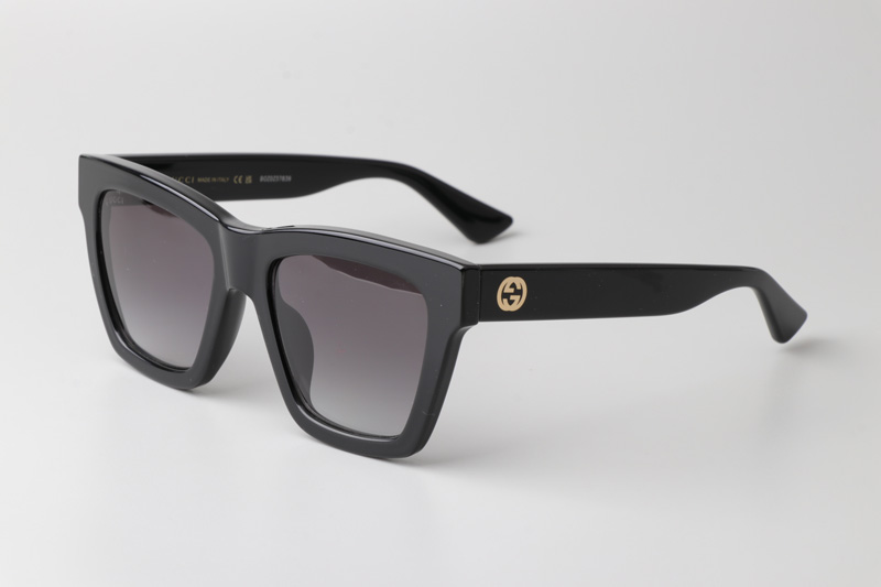 GG1714S Sunglasses Black Gradient Gray