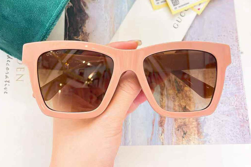 GG1714S Sunglasses Pink Gradient Brown