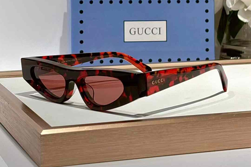 GG1779S Sunglasses Red Tortoise Red