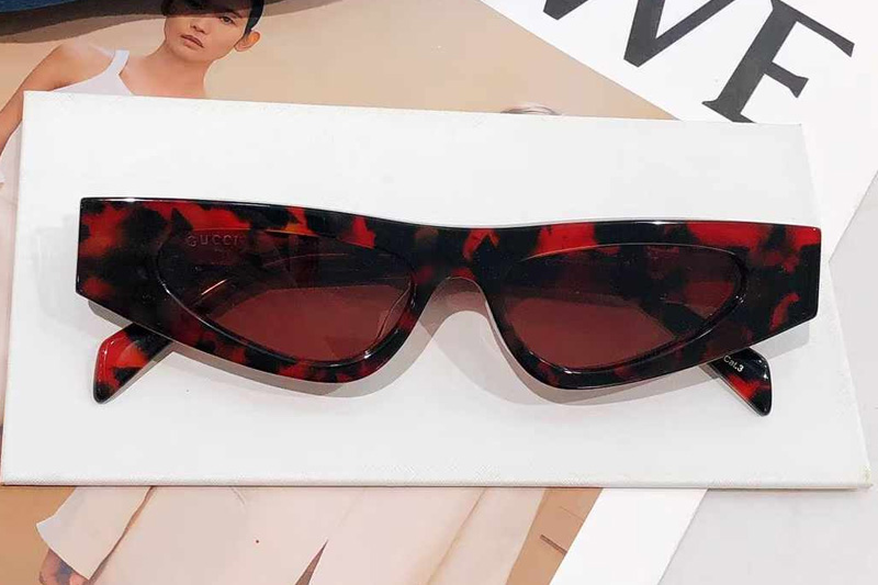 GG1779S Sunglasses Red Tortoise Red