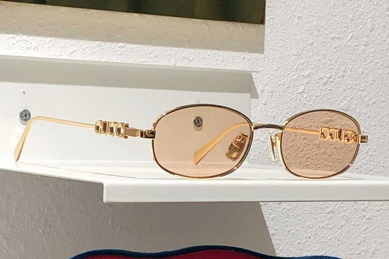 GG1801S Sunglasses Gold Pink