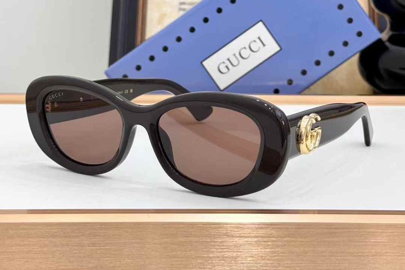 GG1829SK Sunglasses Black Brown