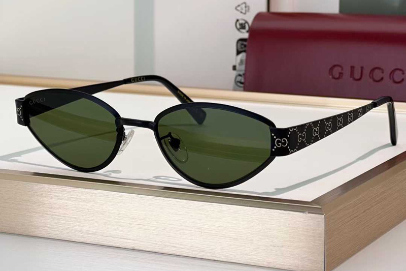 GG1853S Sunglasses Black Green