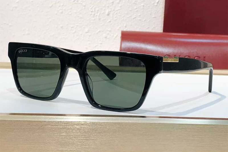 GG1889 Sunglasses Black Green
