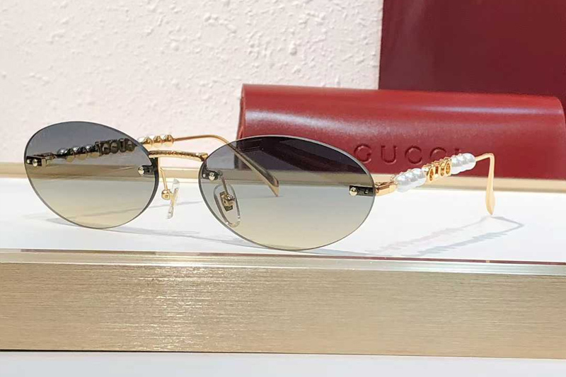 GG1922SA Sunglasses Gold Gradient Gray