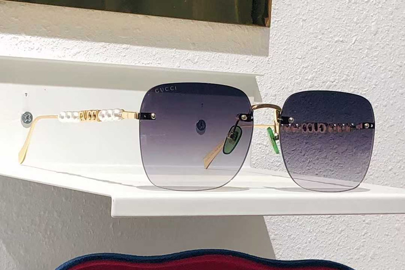 GG1923SA Sunglasses Gold Gradient Blue