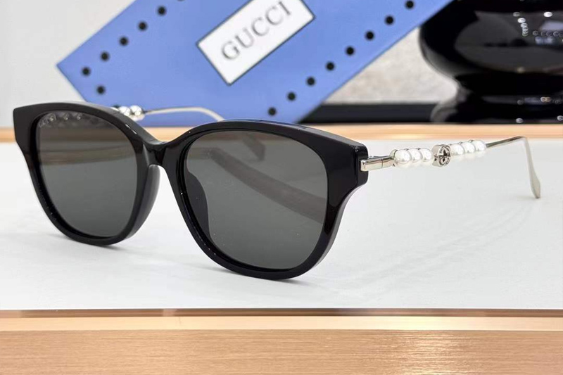 GG1972OA Sunglasses Black Silver Gray