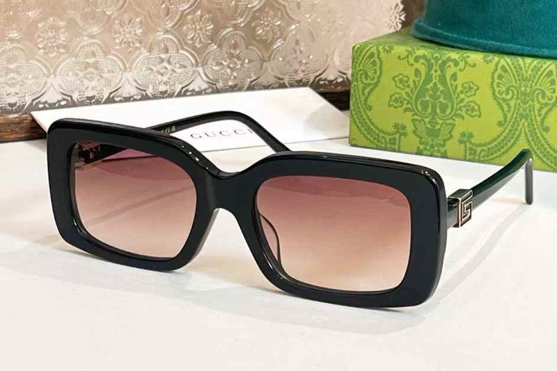 GG2002SK Sunglasses Black Gradient Brown