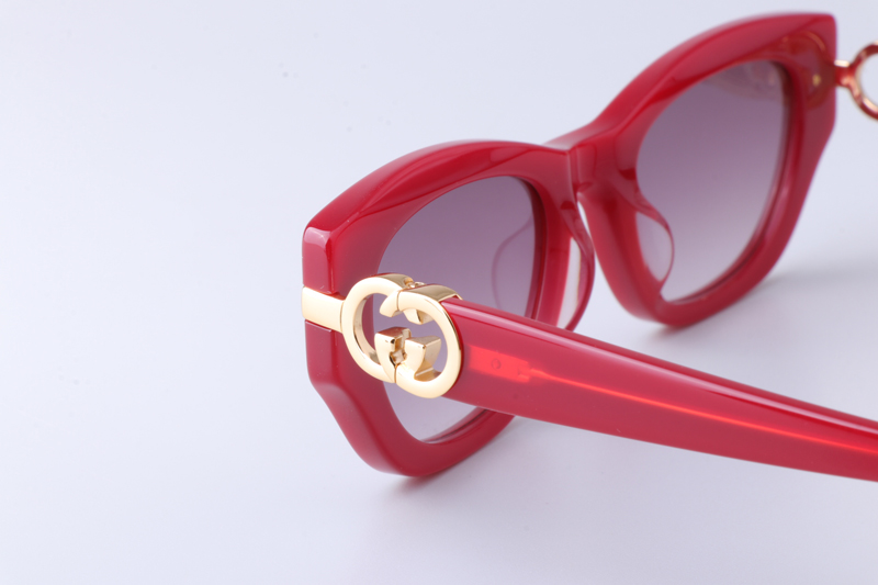 GG2155S Sunglasses Red Gradient Pink