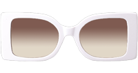 GG5953S Sunglasses White Gradient Brown