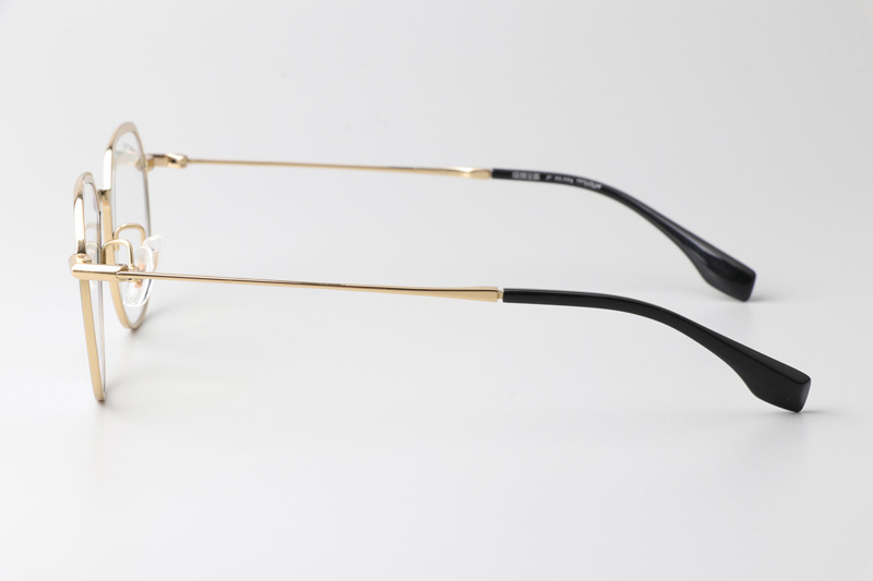 GJ2018 Eyeglasses Black Gold