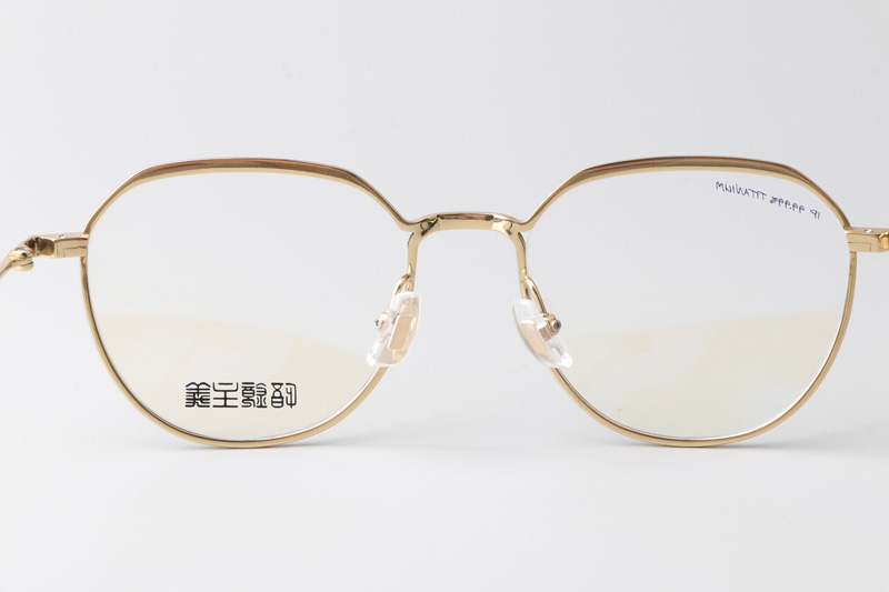 GJ2018 Eyeglasses Black Gold