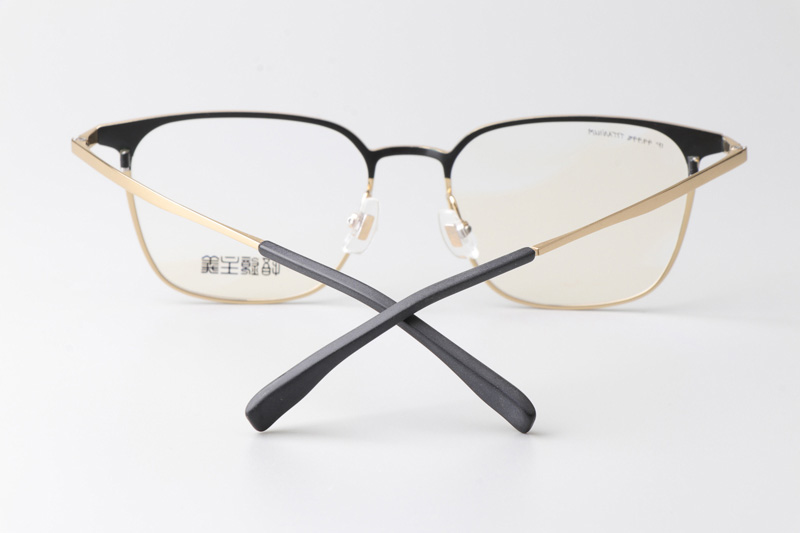 GJ2022 Eyeglasses Black Gold