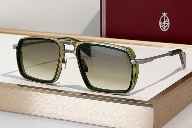 GT-R Sunglasses Green Gold Gradient Green