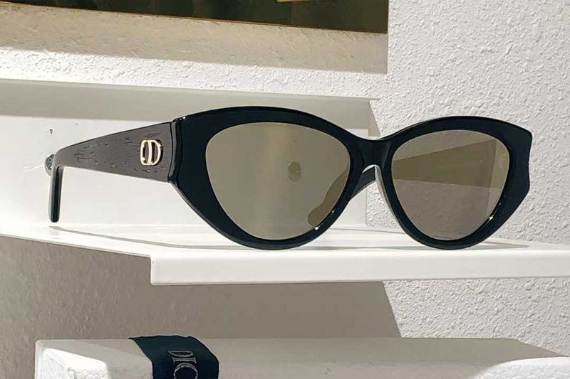 Glow B1F Sunglasses Black Gold Mirror