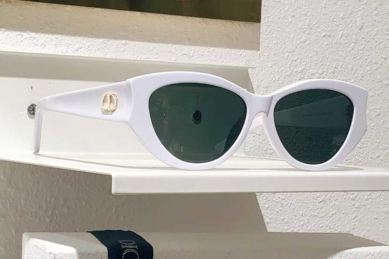 Glow B1F Sunglasses White Green