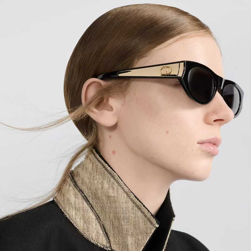 Glow B2F Sunglasses Black Gold Gray