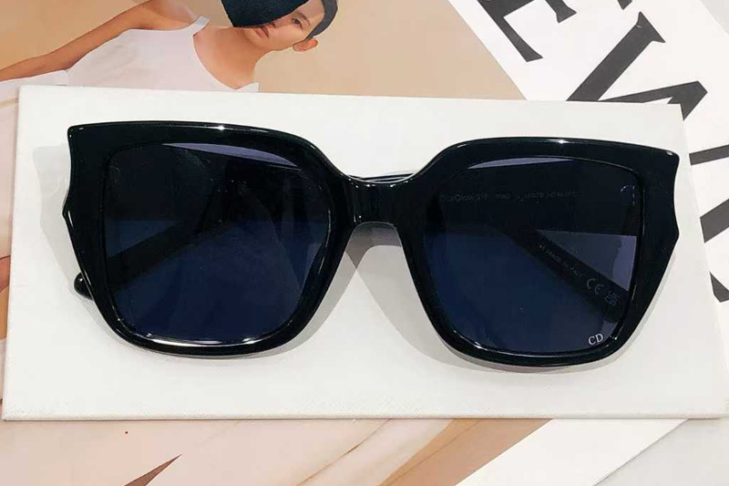 Glow S1F Sunglasses Black Blue