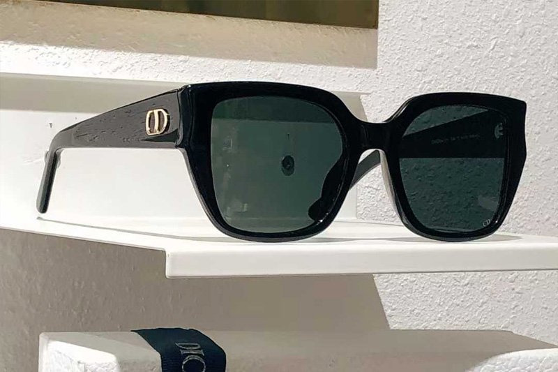 Glow S1F Sunglasses Black Green