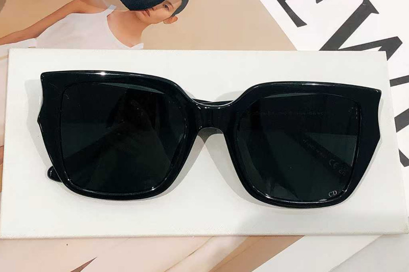 Glow S1F Sunglasses Black Green