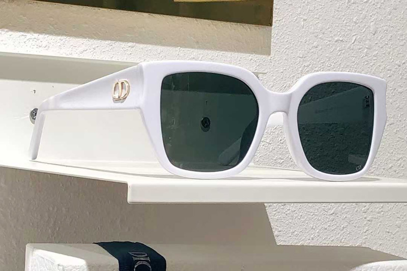 Glow S1F Sunglasses White Green