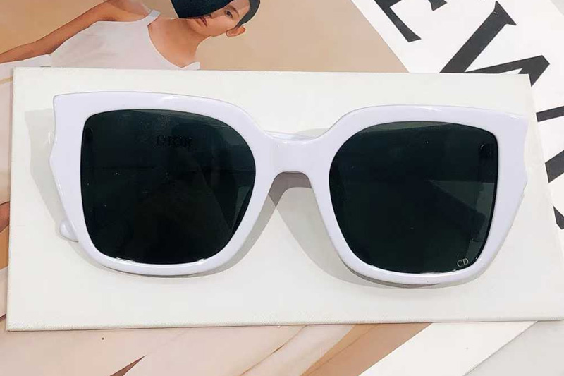 Glow S1F Sunglasses White Green