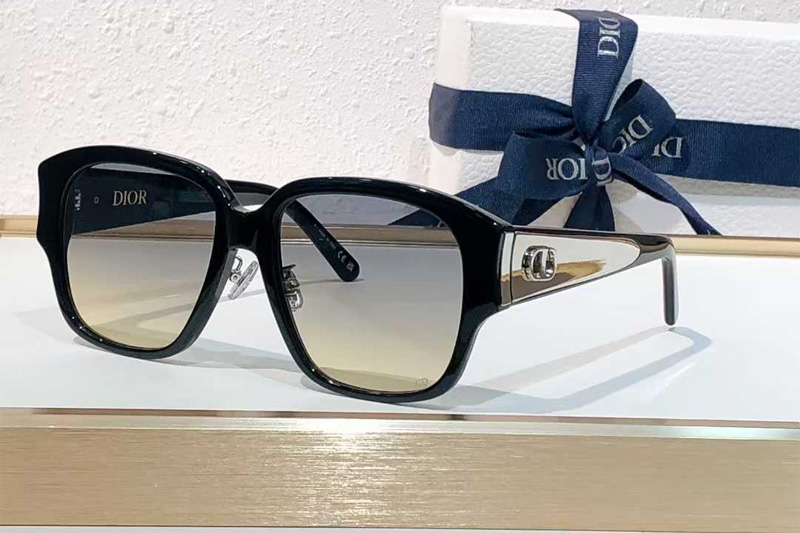 Glow S2F Sunglasses Black Silver Light Gray