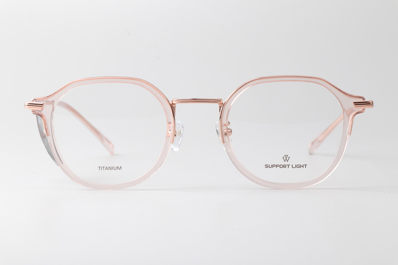 Go Eyeglasses Transparent Pink