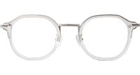 Go Eyeglasses Transparent Silver