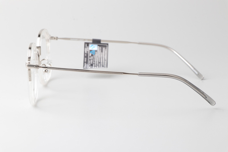 Go Eyeglasses Transparent Silver