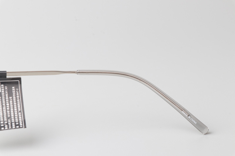 Go Eyeglasses Transparent Silver