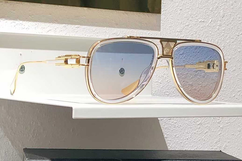 Grand Decade DTS460 Sunglasses Transparent Gradient Blue