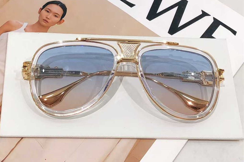 Grand Decade DTS460 Sunglasses Transparent Gradient Blue
