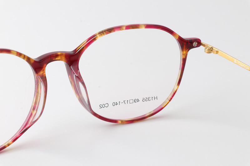 H1355 Eyeglasses Tortoise Gold